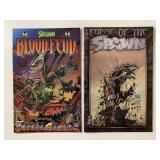 2 IMAGE COMICS SPAWN BLOOD FEUD #2 & CURSE OF THE