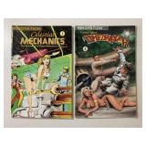 2 INNOVATION COMICS TIME DRIFTER #2 & MECHANICS #1