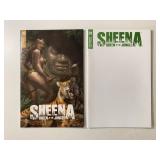 2 DYNAMITE COMICS SHEENA QUEEN OF THE JUNGLE #1 &