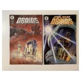2 DARK HORSE COMICS STAR WARS DROIDS #4 & 8