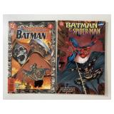 2 DC COMICS BATMAN #696 & BATMAN & SPIDER-MAN BOOK