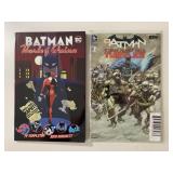 2 DC COMICS BATMAN & HARLEY QUINN BOOK & BATMAN/TM