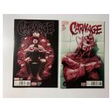 2 MARVEL COMICS CARNAGE #7 & 8