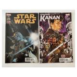 2 MARVEL COMICS STAR WARS #27 & KANAN #12