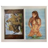 2 AMRYL COMICS CAVEWOMAN #1 & 2014 CONVENTION BOOK