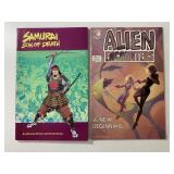 2 ECLIPSE COMICS ALIEN ENCOUNTERS #1 & SAMURAI SON