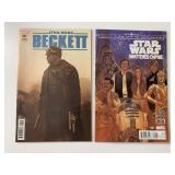 2 MARVEL COMICS STAR WARS BECKETT #1 & SHATTERED E