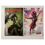 2 MARVEL COMICS DEADPOOL PULP #3 & CHAMPIONS OUTLA