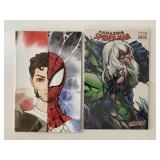 2 MARVEL COMICS AMAZING FANTASY SPIDER-MAN #1000 &