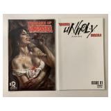 2 DYNAMITE COMICS VENGEANCE OF VAMPIRELLA #12 & UN