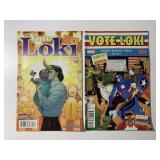 2 MARVEL COMICS VOTE LOKI #2 & 3
