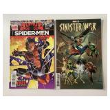 2 MARVEL COMICS SPIDER-MEN #2 & SINISTER WAR #1
