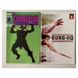 2 ABLAZE COMICS THE CIMMERIAN #1 & GUNG-HO #1