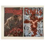 2 AVATAR COMICS FERALS #6 & STITCHED #3