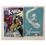 2 MARVEL COMICS X ICEMAN #1 & THE UNCANNY X-MEN BO