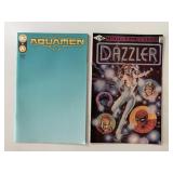 2 MARVEL COMICS AQUAMEN #1 & DAZZLER #1