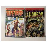 2 YOE COMICS HAUNTED HORROR #19 & WEIRD LOVE #9