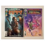 2 DARK HORSE COMICS STAR WARS BOBA FETT #3 & TWIN