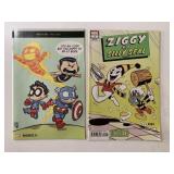 2 MARVEL COMICS ZIGGY PIG SILLY SEAL #1 & INVADERS