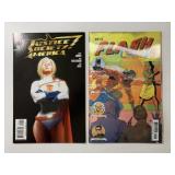 2 DC COMICS FLASH COMICS #22 & JUSTICE SOCIETY OF
