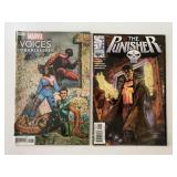 2 MARVEL COMICS VOICES COMUNIDADES #1 & THE PUNISH