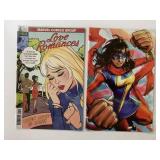 2 MARVEL COMICS MS. MARVEL #3 & LOVE ROMANCES #1