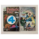 2 MARVEL COMICS FANTASTIC FOUR #358 & 398