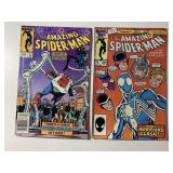 2 MARVEL COMICS THE AMAZING SPIDER-MAN #263 & 281