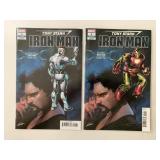 2 MARVEL COMICS TONY STARK IRON MAN 2/#1