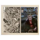 2 AMERICAN MYTHOLOGY COMICS NIGHT OF THE LIVING DE