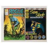 2 QUALITY COMICS ROGUE #15 & SAM SLADE ROBO HUNTER