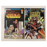 2 COMICO COMICS LEGACY #1 & THE TROUBLE WITH GIRLD