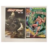 2 MARVEL COMICS SUB-MARINER #1 &GHOST RIDER #6