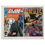 2 MARVEL COMICS HERCULES #1 & G.I.JOE UNMASKINGS #