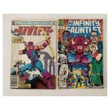 2 MARVEL COMICS THE INFINITY GAUNTLET #5 & HAWKEYE