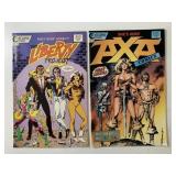 2 ECLIPSE COMICS AXA #1 & THE LIBERTY PROJECT #1
