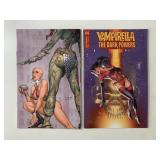 2 DYNAMITE COMICS VAMPIRELLA THE DARK POWERS #4 &