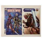 2 MARVEL COMICS STAR WARS HIDDEN EMPIRE #4 & THE H