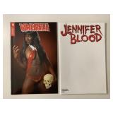 2 DYNAMITE COMICS JENNIFER BLOOD #1 & VAMPIRELLA #