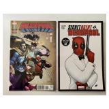 2 MARVEL COMICS DEADPOOL #1 & SECRET AGENT DEADPOO