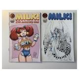 2 SIN FACTORY COMICS MILK! #25 & 26 ADULT READ