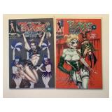 2 BROADSWORD COMICS TAROT WITCH BLACK ROSE 12 & 13