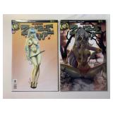 2 ACTION LAB COMICS ZOMBIE TRAMP #63,64 ADULT READ