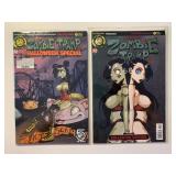 2 ACTION LAB ZOMBIE TRAMP COMICS