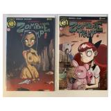 2 ACTION LAB COMICS ZOMBIE TRAMP #34,35 ADULT READ