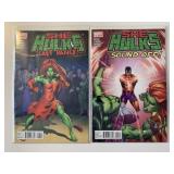2 MARVEL COMICS SHE HULK 3 SOUND OFF, LAST DANCE 4