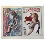 2 DC COMICS CAT WOMAN #1 & POWER GIRL #27