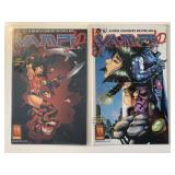 2 HARRIS COMICS VAMPI #5 & 6