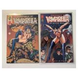 2 HARRIS COMICS VENGEANCE OF VAMPIRELLA  0,1/2 COA