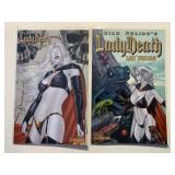 2 AVATAR COMICS LADY DEATH DARK HORIZONS 2/ 2006